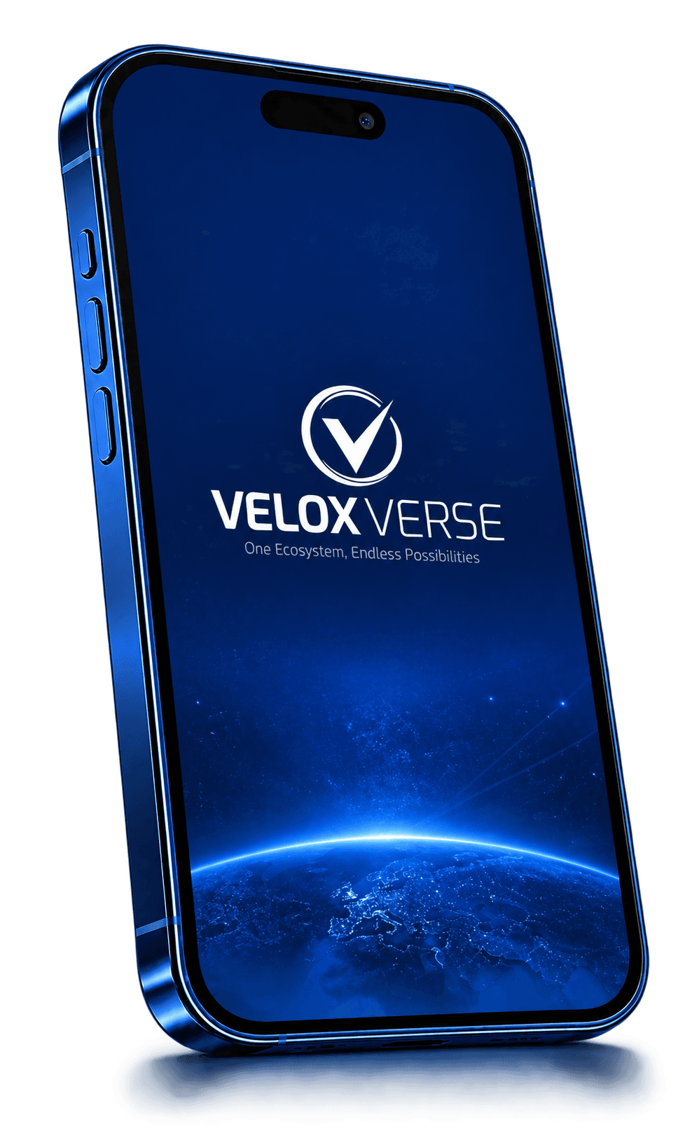 The VeloxVerse app on a phone